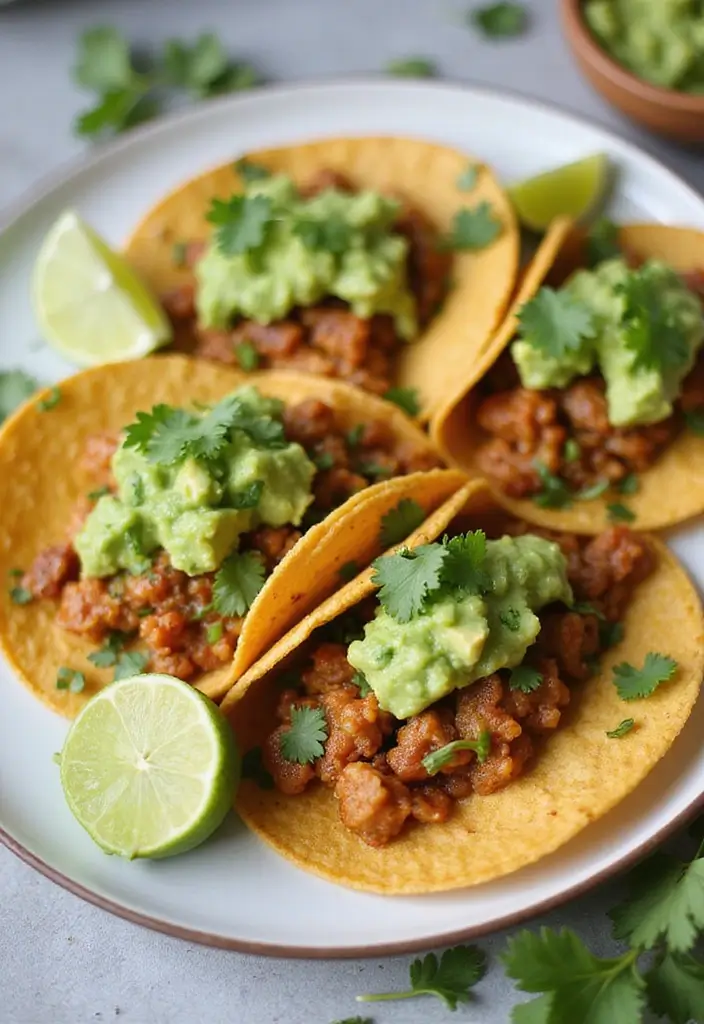 27 Chicken Mince Recipes Healthy and Easy - 2. Chicken Mince Tacos with Avocado Salsa
