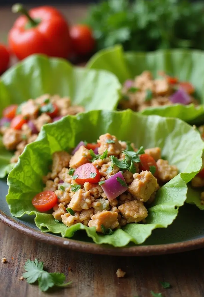 27 Chicken Mince Recipes Healthy and Easy - 6. Chicken Mince Lettuce Wraps