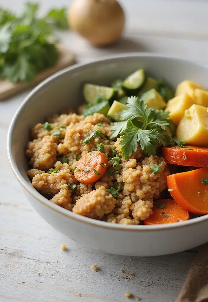 27 Chicken Mince Recipes Healthy and Easy - 8. Chicken Mince Quinoa Bowls