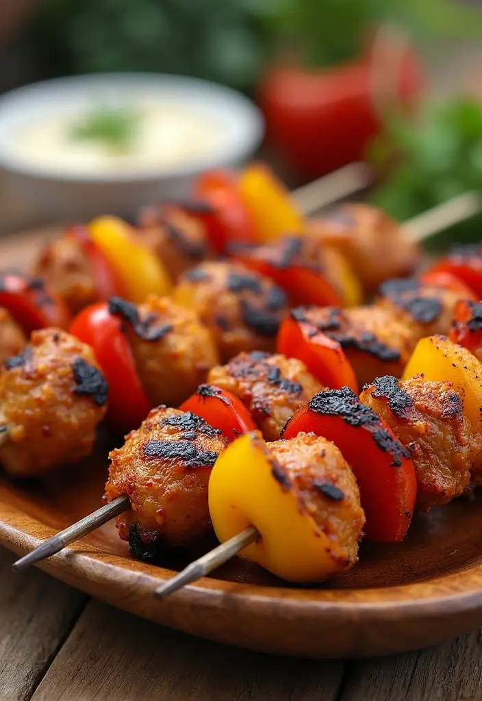 27 Easy Healthy Dinner Recipes for Two That Feel Romantic - 17. Sweet and Sour Chicken Skewers