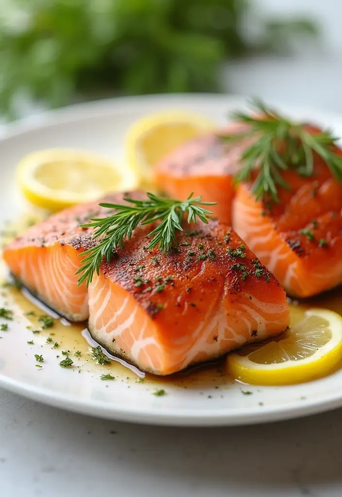 27 Easy Healthy Dinner Recipes for Two That Feel Romantic - 24. Baked Salmon with Dill and Lemon