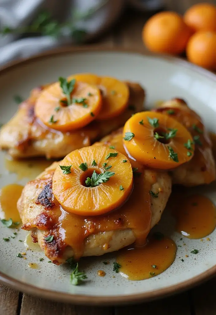 27 Easy Healthy Dinner Recipes for Two That Feel Romantic - 27. Apricot Glazed Chicken Thighs