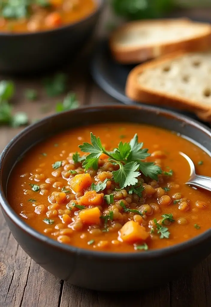 27 Easy Healthy Food Recipes for Home Cooks - 14. Lentil Soup