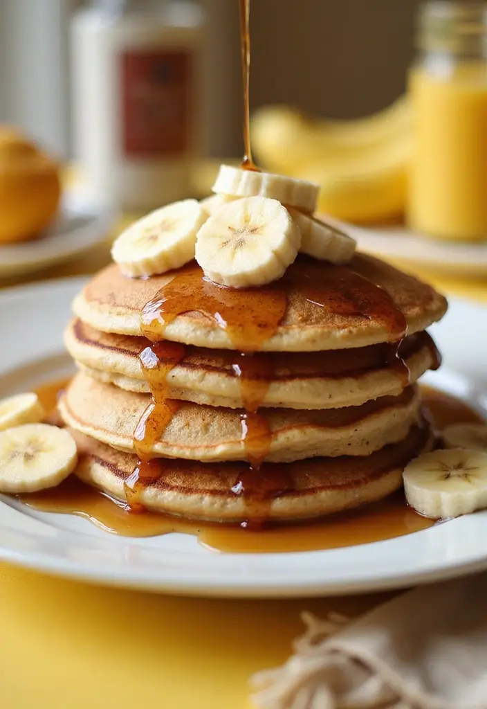 27 Easy Healthy Food Recipes for Home Cooks - 17. Whole Wheat Banana Pancakes