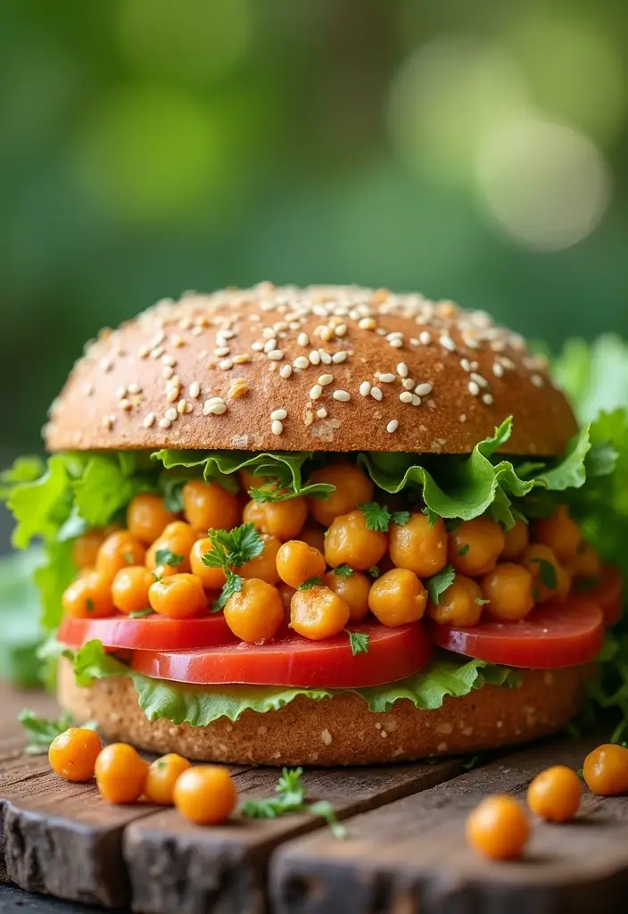 27 Easy Healthy Meals Recipes Anyone Can Make - 11. Chickpea Salad Sandwiches