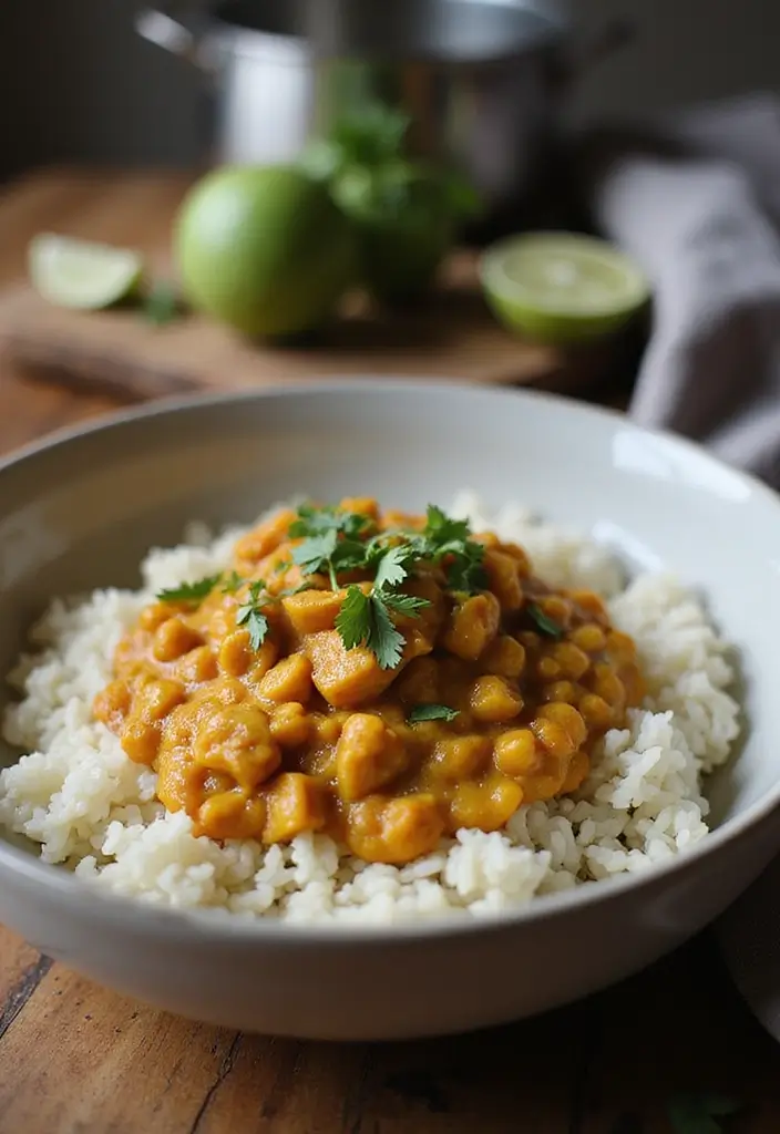 27 Easy Healthy Meals Recipes Anyone Can Make - 12. Coconut Curry Lentils