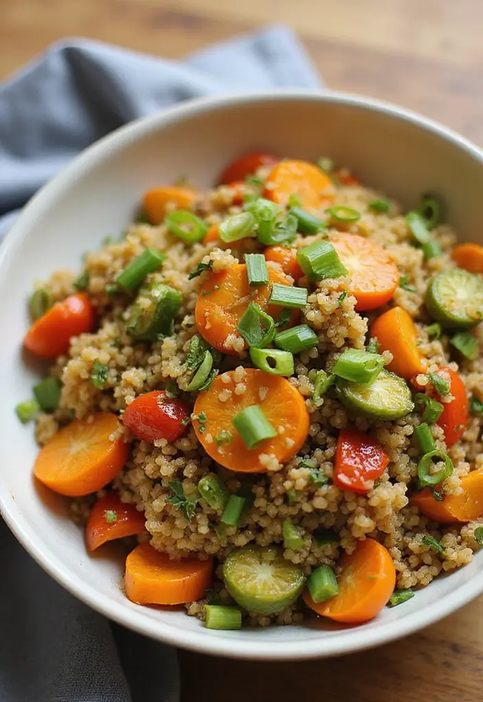 27 Easy Healthy Meals Recipes Anyone Can Make - 2. Quick Quinoa Stir-Fry