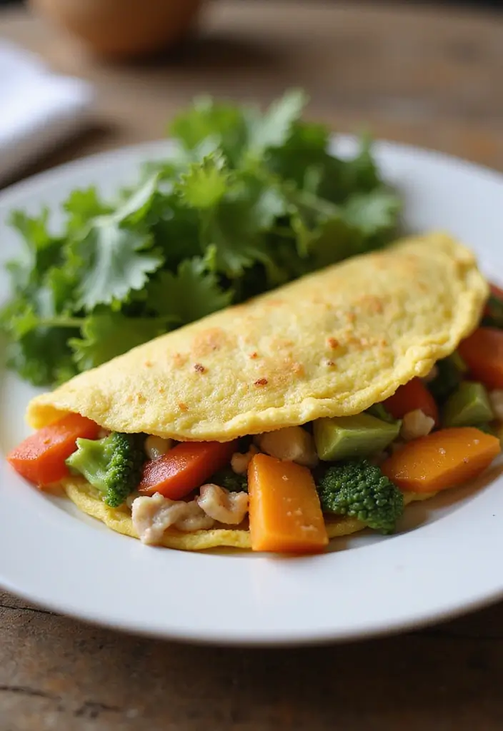 27 Easy Healthy Meals Recipes Anyone Can Make - 5. Veggie-Packed Omelette