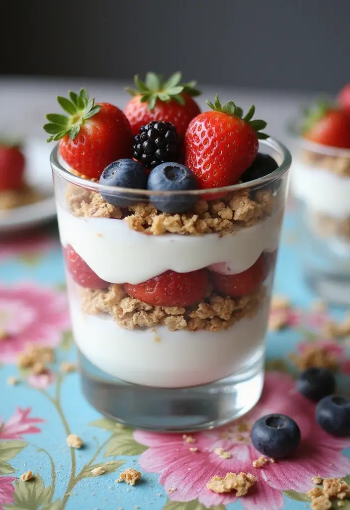 27 Easy Healthy Meals Recipes Anyone Can Make - 7. Greek Yogurt Parfait