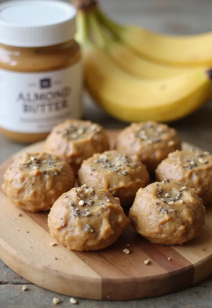 27 Easy Healthy Recipes Snacks You Can Make Fast - 1. Energy-Boosting Almond Butter Banana Bites