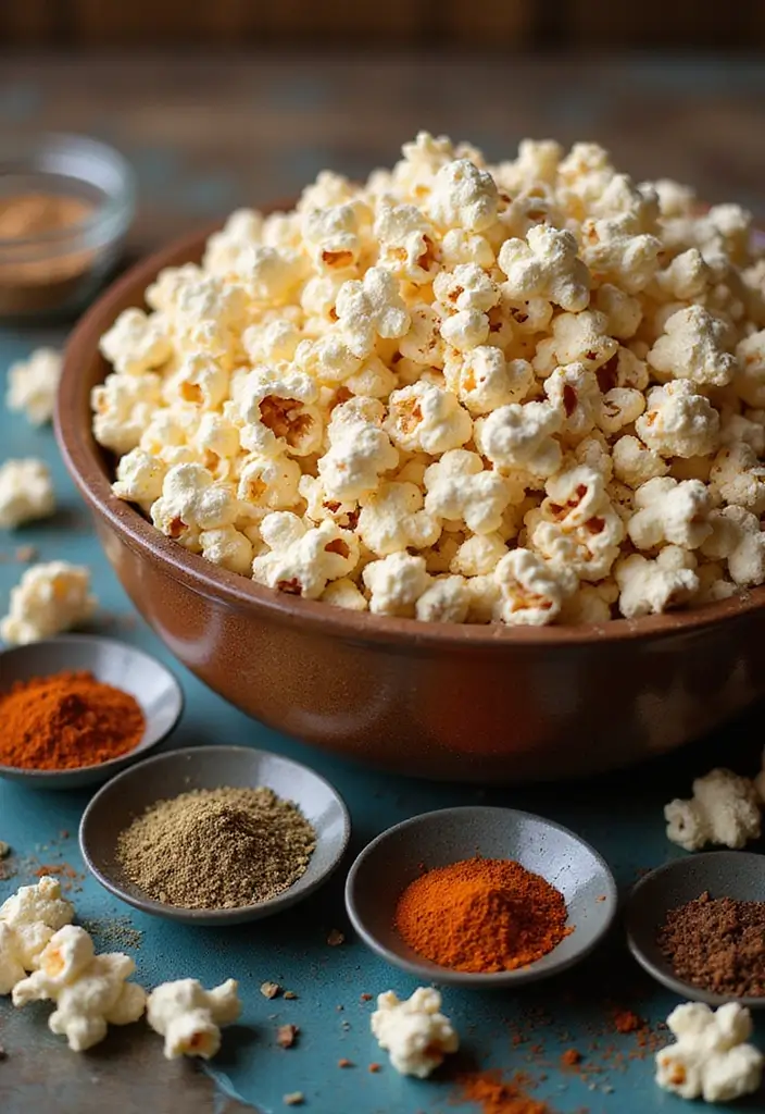 27 Easy Healthy Recipes Snacks You Can Make Fast - 22. Savory Popcorn