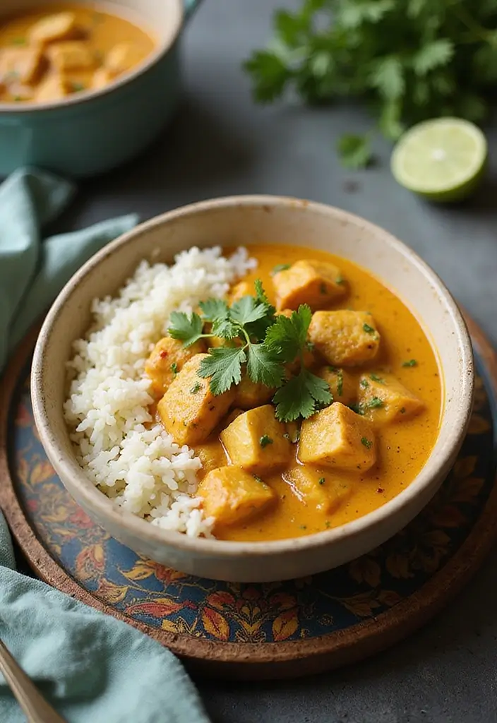 27 Greek Yogurt Recipes: Healthy Snacks and Meals - 14. Greek Yogurt Chicken Curry