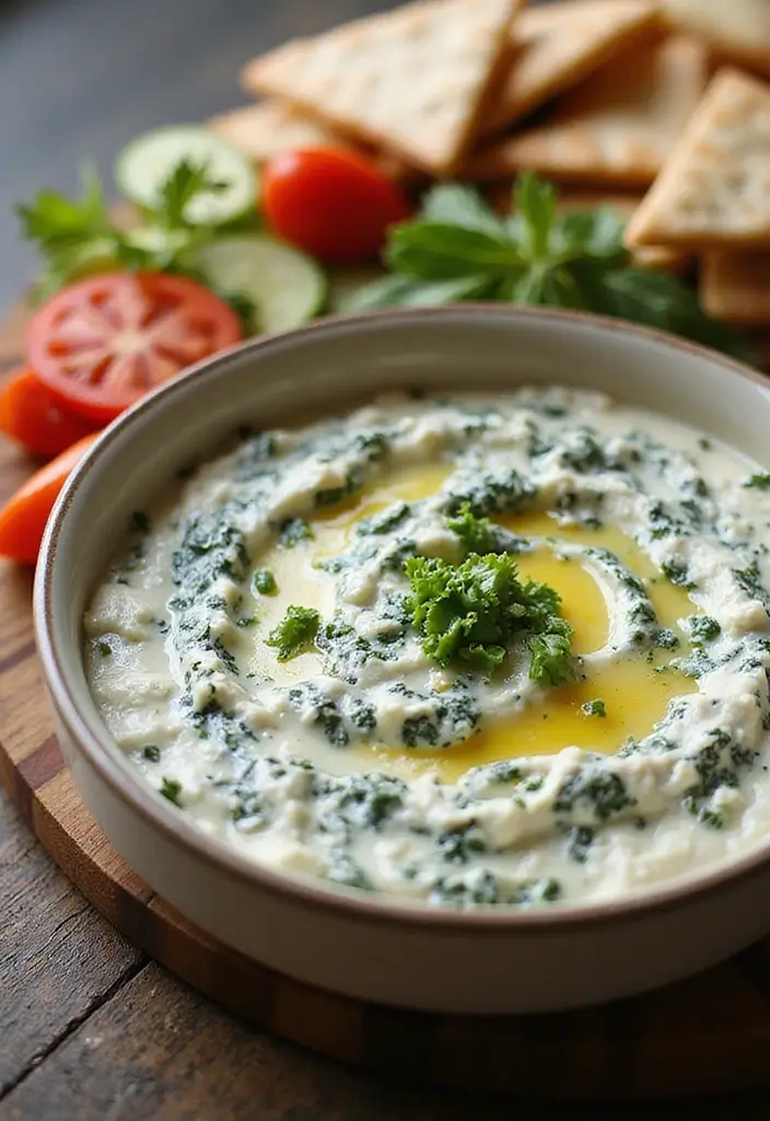 27 Greek Yogurt Recipes: Healthy Snacks and Meals - 26. Greek Yogurt Spinach Dip