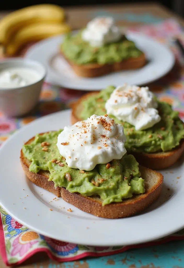 27 Greek Yogurt Recipes: Healthy Snacks and Meals - 27. Greek Yogurt and Avocado Toast