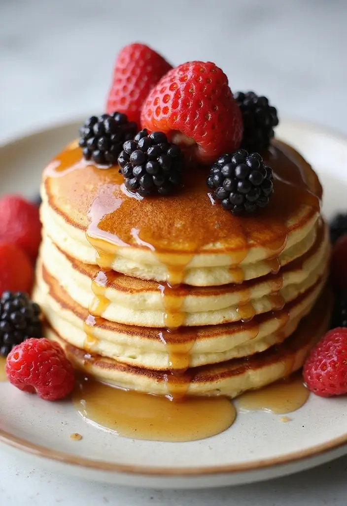 27 Greek Yogurt Recipes: Healthy Snacks and Meals - 5. Greek Yogurt Pancakes