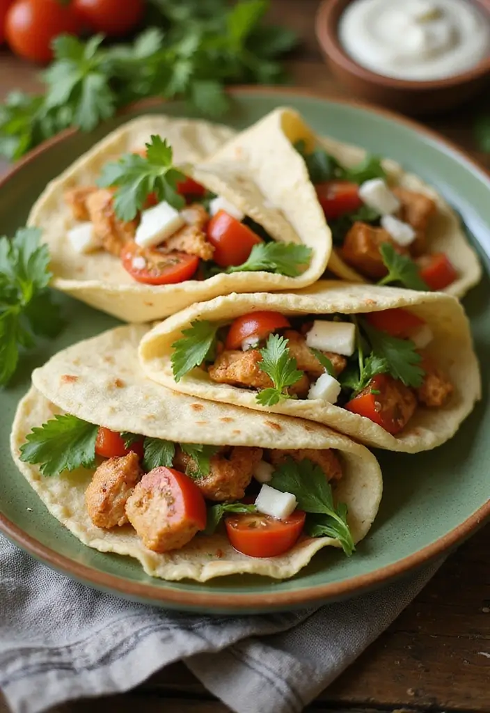 27 Healthy Canned Chicken Recipes That Save Time - 10. Chicken Caesar Wraps
