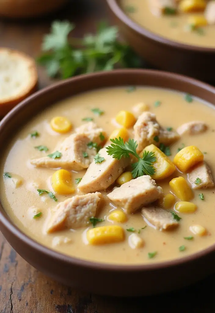 27 Healthy Canned Chicken Recipes That Save Time - 14. Chicken and Corn Chowder