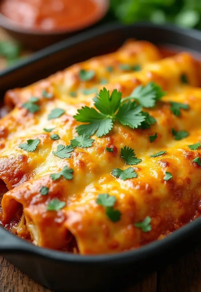27 Healthy Canned Chicken Recipes That Save Time - 15. Chicken Enchiladas