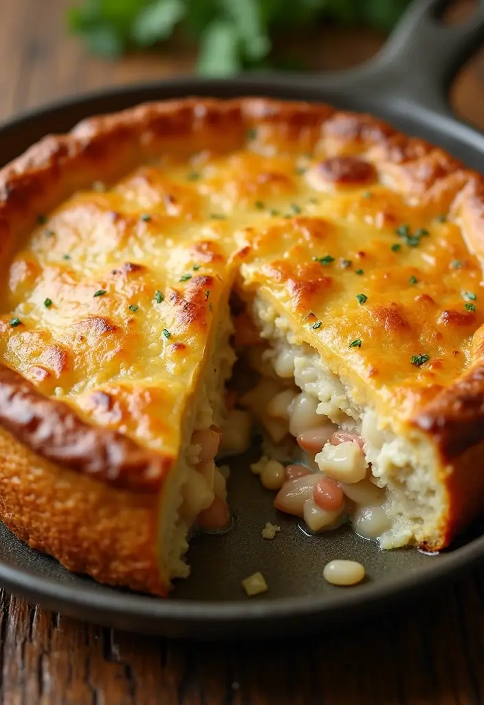 27 Healthy Canned Chicken Recipes That Save Time - 18. Chicken Pot Pie