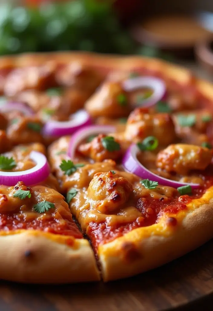 27 Healthy Canned Chicken Recipes That Save Time - 25. BBQ Chicken Pizza