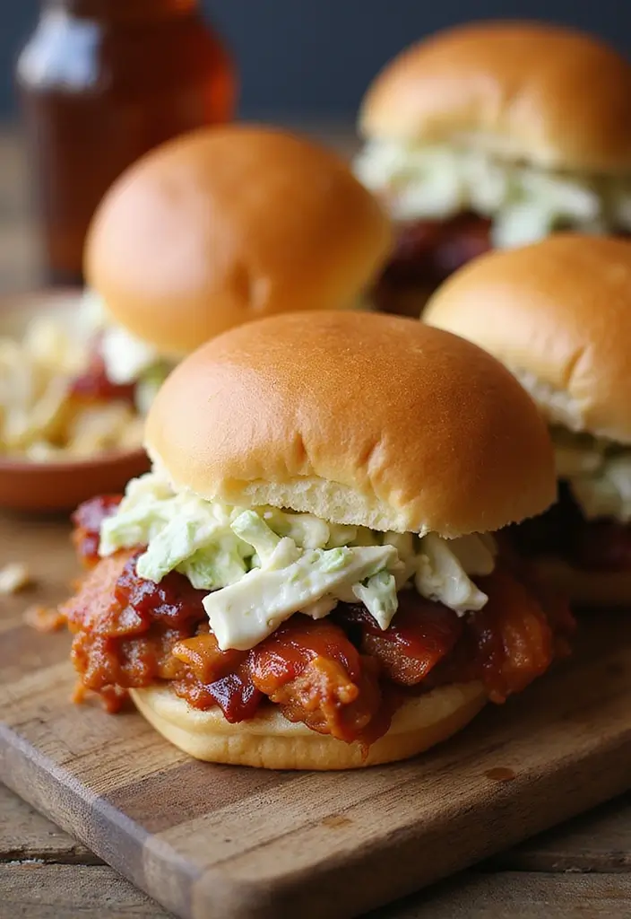 27 Healthy Canned Chicken Recipes That Save Time - 9. BBQ Chicken Sliders