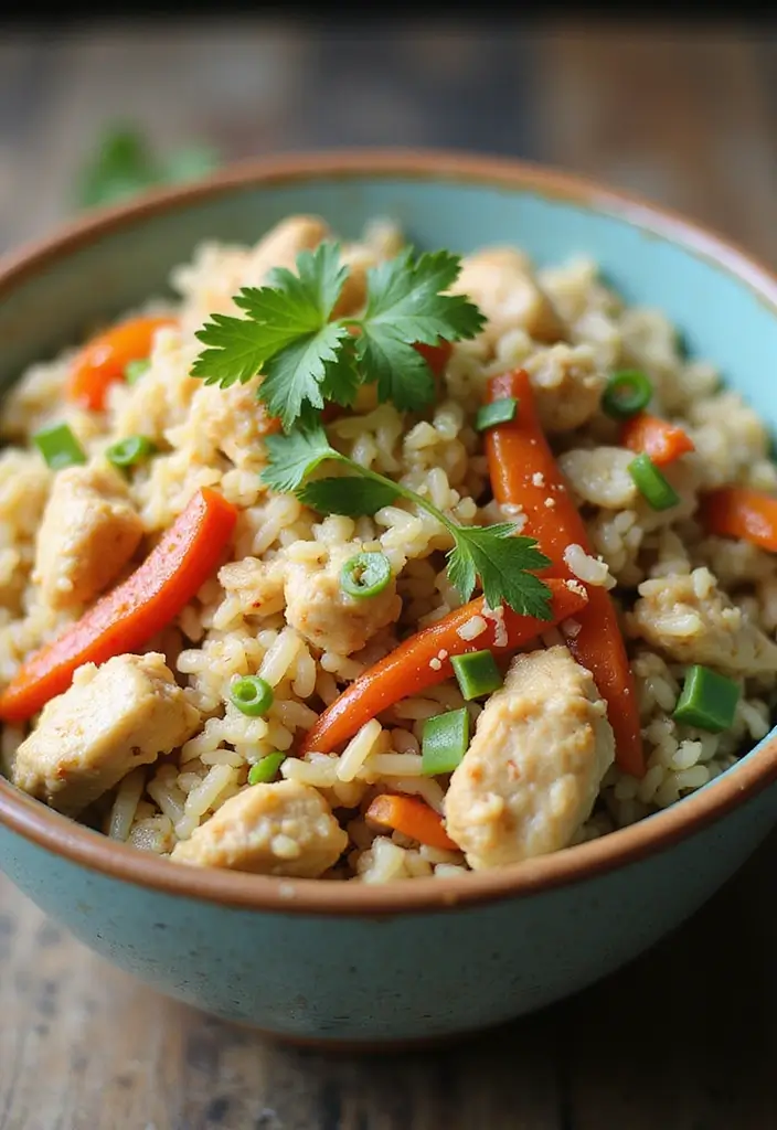 27 Healthy Chicken Fried Rice Recipes That Beat Takeout - 12. Coconut Chicken Fried Rice