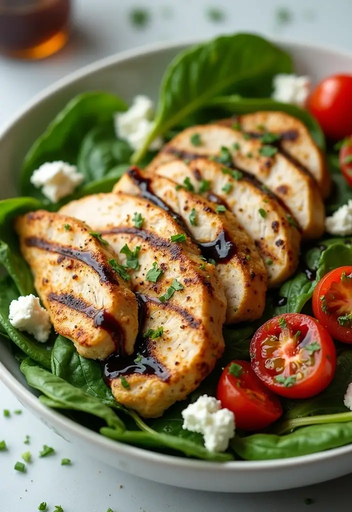 27 Healthy Greek Chicken Bowls That Pack Flavor - 6. Garlic Herb Chicken with Feta