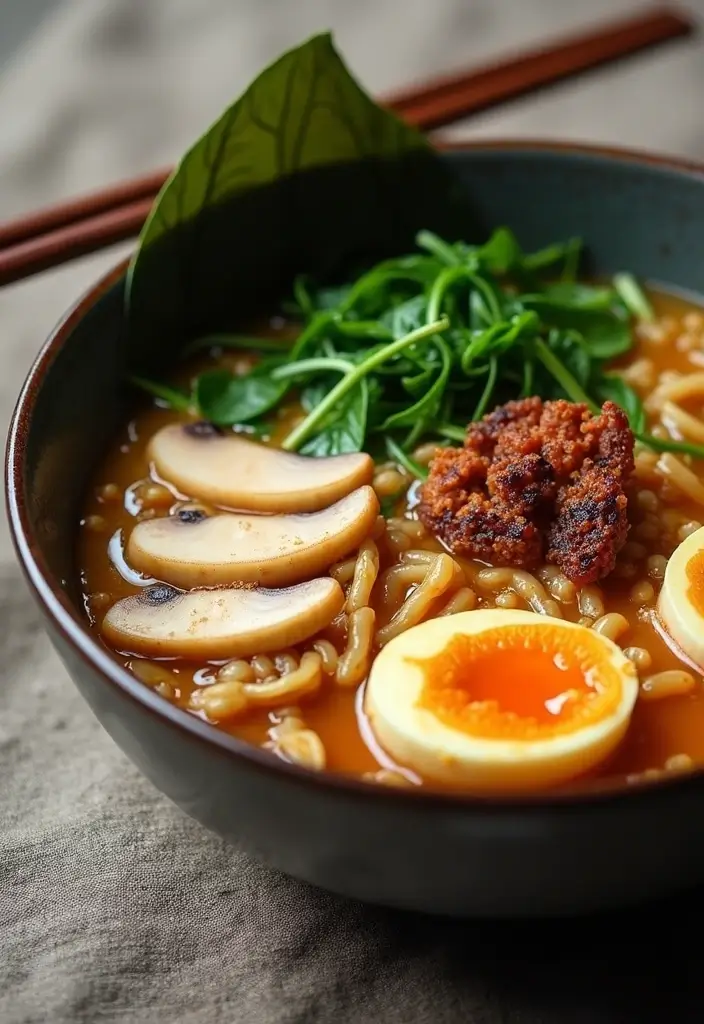 27 Healthy Ramen Noodle Recipes for Quick Lunches - 3. Miso Ginger Ramen