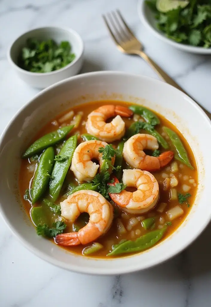 27 Healthy Ramen Noodle Recipes for Quick Lunches - 6. Garlic Shrimp Ramen