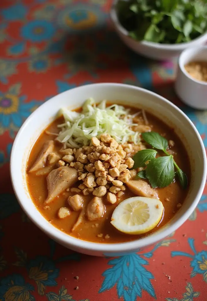 27 Healthy Ramen Noodle Recipes for Quick Lunches - 7. Thai Peanut Ramen