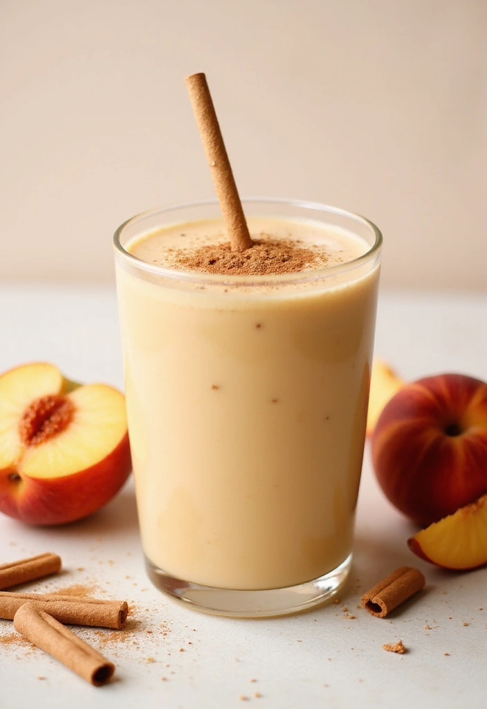 27 Healthy Smoothie Recipes Flat Belly Blends That Work - 6. Peachy Keen Smoothie