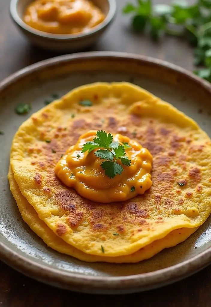 27 Healthy Snacks Recipes Indian-Inspired and Flavorful - 14. Vegan Pesarattu