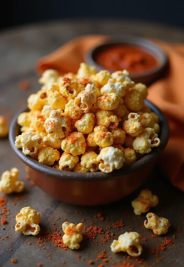 27 Healthy Snacks Recipes Indian-Inspired and Flavorful - 2. Masala Popcorn