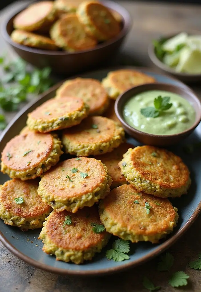 27 Healthy Snacks Recipes Indian-Inspired and Flavorful - 9. Cabbage Lentil Tikki