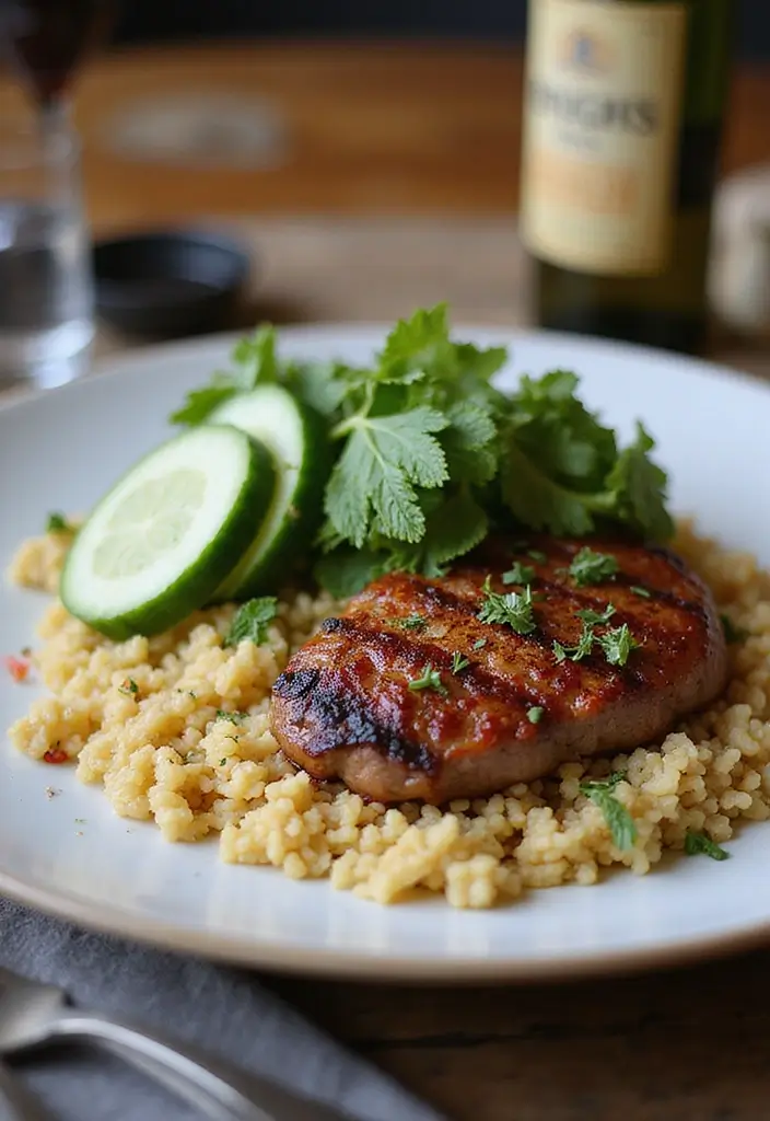 27 Healthy Steak Dinner Recipes That Feel Fancy and Fit - 14. Moroccan-Spiced Steak with Couscous