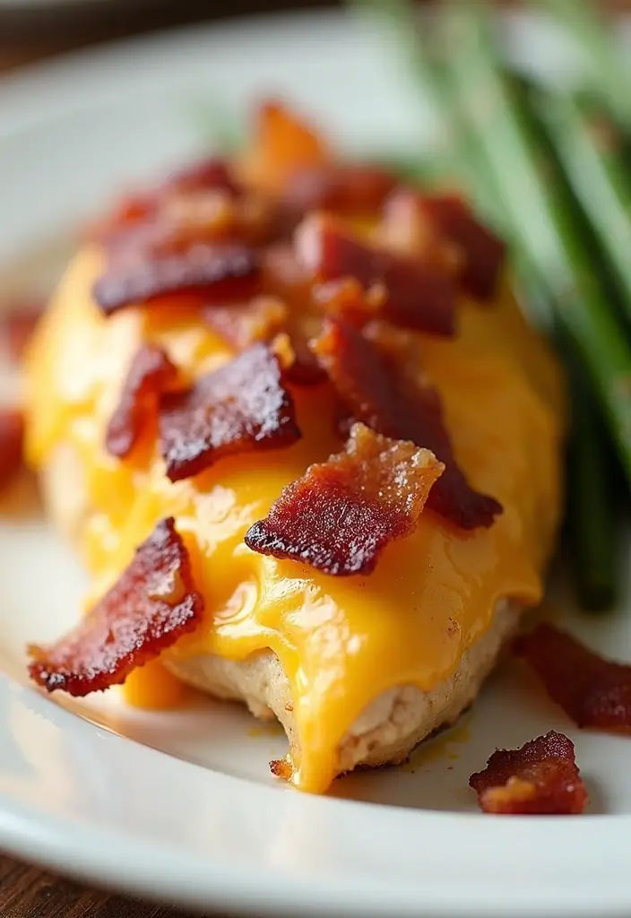 27 Healthy Stuffed Chicken Breast Recipes That Impress - 8. Bacon and Cheddar Stuffed Chicken Breast
