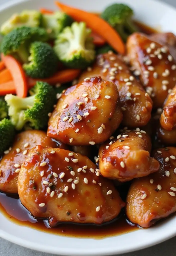 27 Sesame Chicken Recipe Healthy and Savory - 12. Teriyaki Sesame Chicken