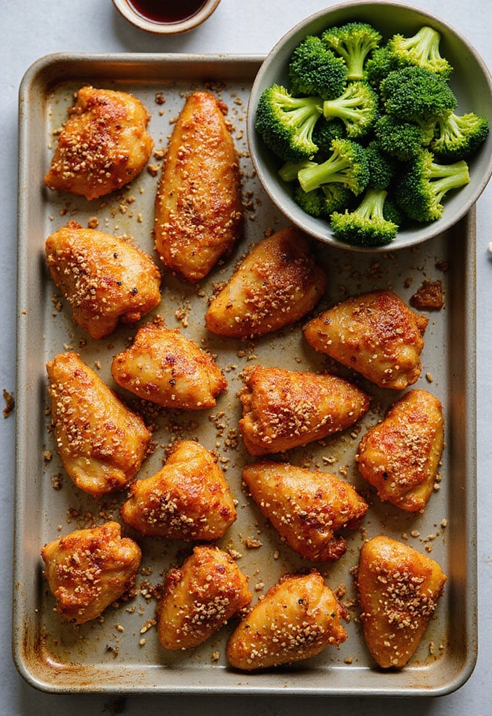 27 Sesame Chicken Recipe Healthy and Savory - 2. Baked Sesame Chicken