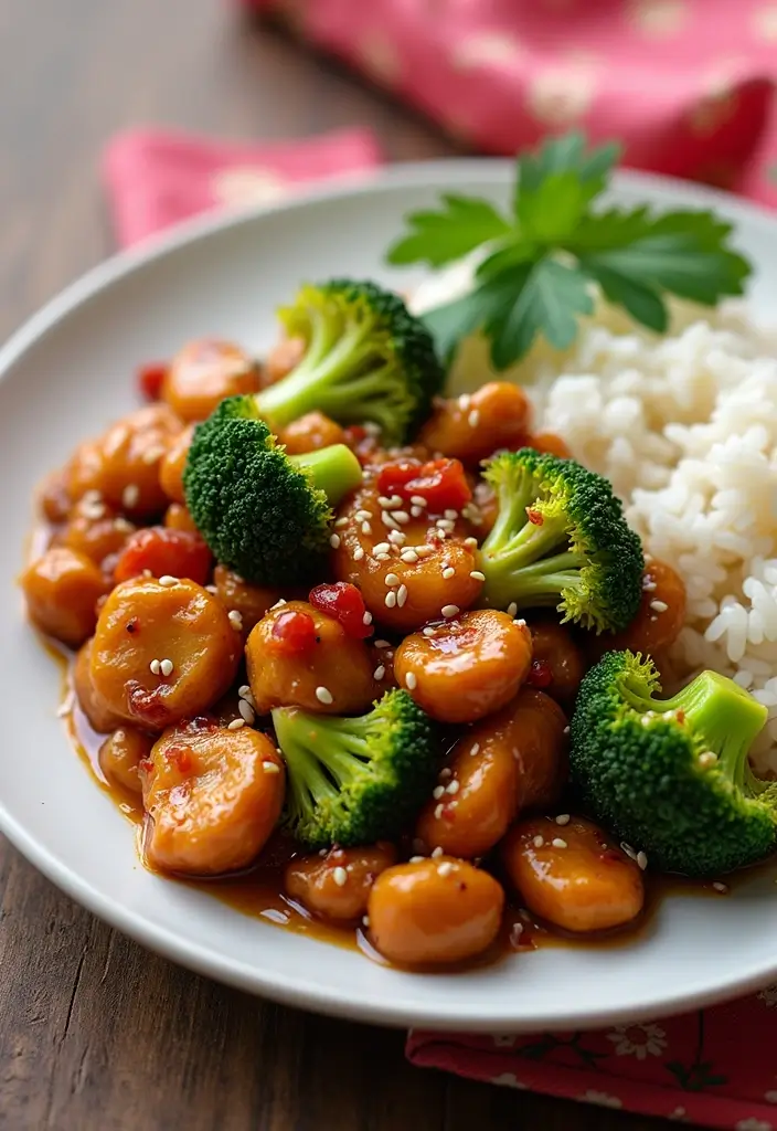 27 Sesame Chicken Recipe Healthy and Savory - 6. Sesame Chicken with Broccoli