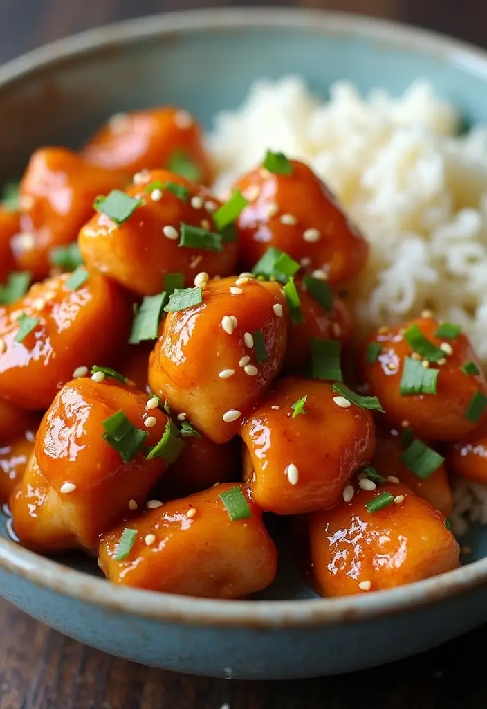 27 Sesame Chicken Recipe Healthy and Savory - 8. Spicy Sesame Chicken