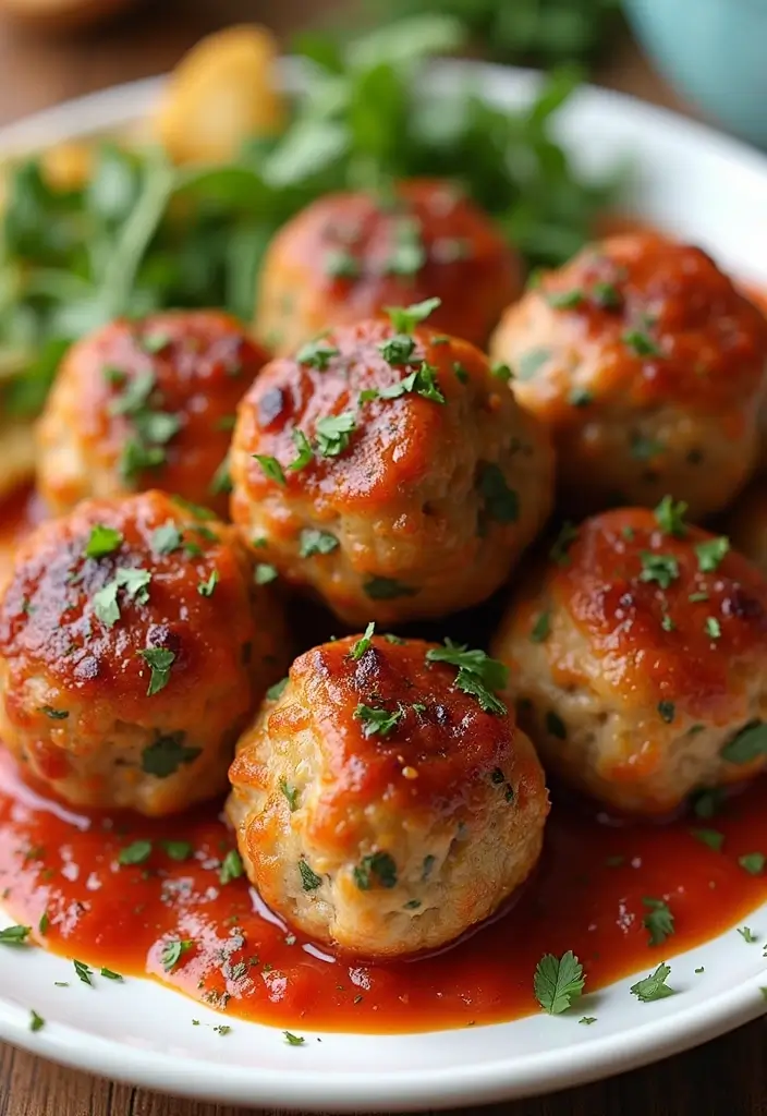 28 Air Fryer Recipes Healthy Low Carb Meals You’ll Love - 11. Air Fryer Turkey Meatballs