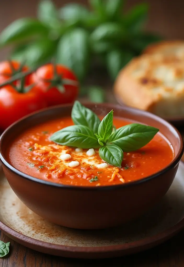 28 Air Fryer Recipes Healthy Low Carb Meals You’ll Love - 20. Air Fryer Tomato Basil Soup