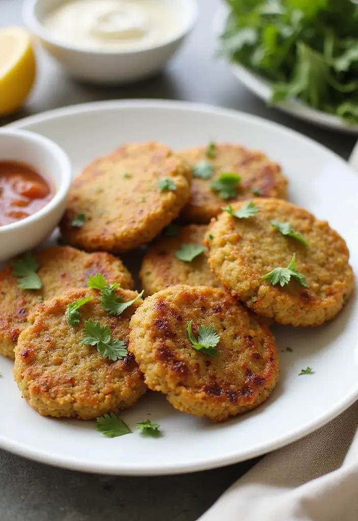 28 Air Fryer Recipes Healthy Low Carb Meals You’ll Love - 23. Air Fryer Quinoa Patties