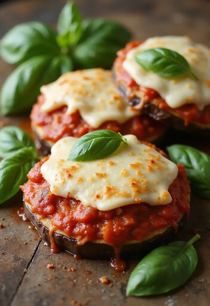 28 Air Fryer Recipes Healthy Low Carb Meals You’ll Love - 6. Air Fryer Eggplant Parmesan