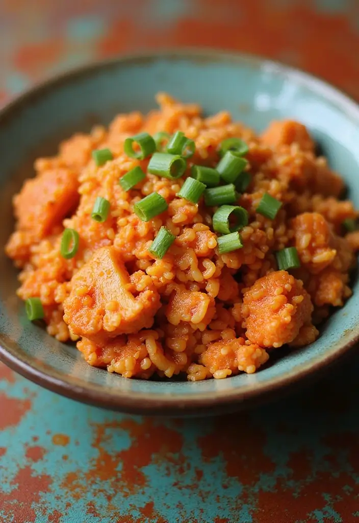 28 Cauliflower Rice Recipes Healthy Low-Carb Sides - 19. Spicy Sriracha Cauliflower Rice