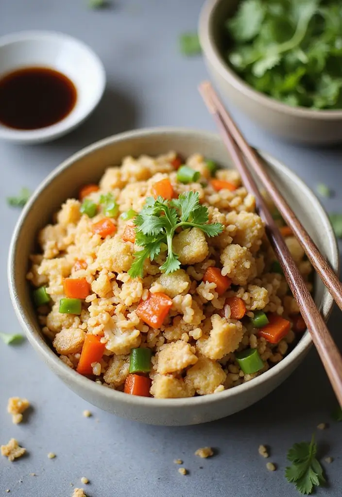 28 Cauliflower Rice Recipes Healthy Low-Carb Sides - 3. Cauliflower Fried Rice