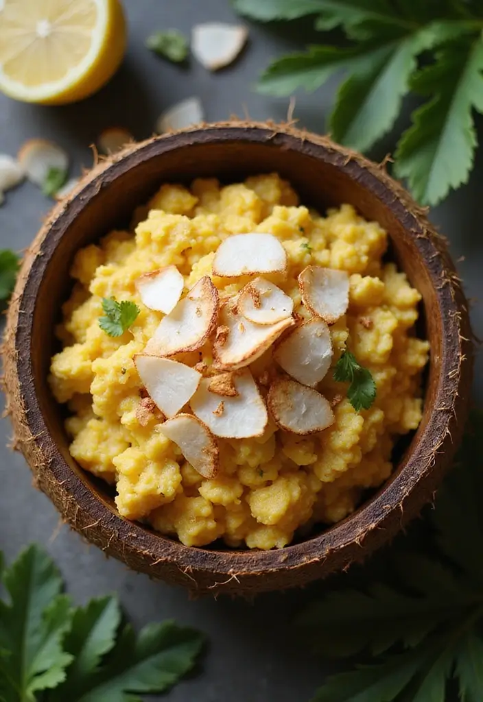 28 Cauliflower Rice Recipes Healthy Low-Carb Sides - 4. Coconut Curry Cauliflower Rice