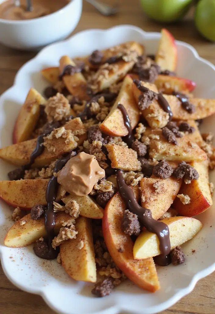 28 Easy Healthy Dessert Recipes That Taste Indulgent - 11. Apple Nachos