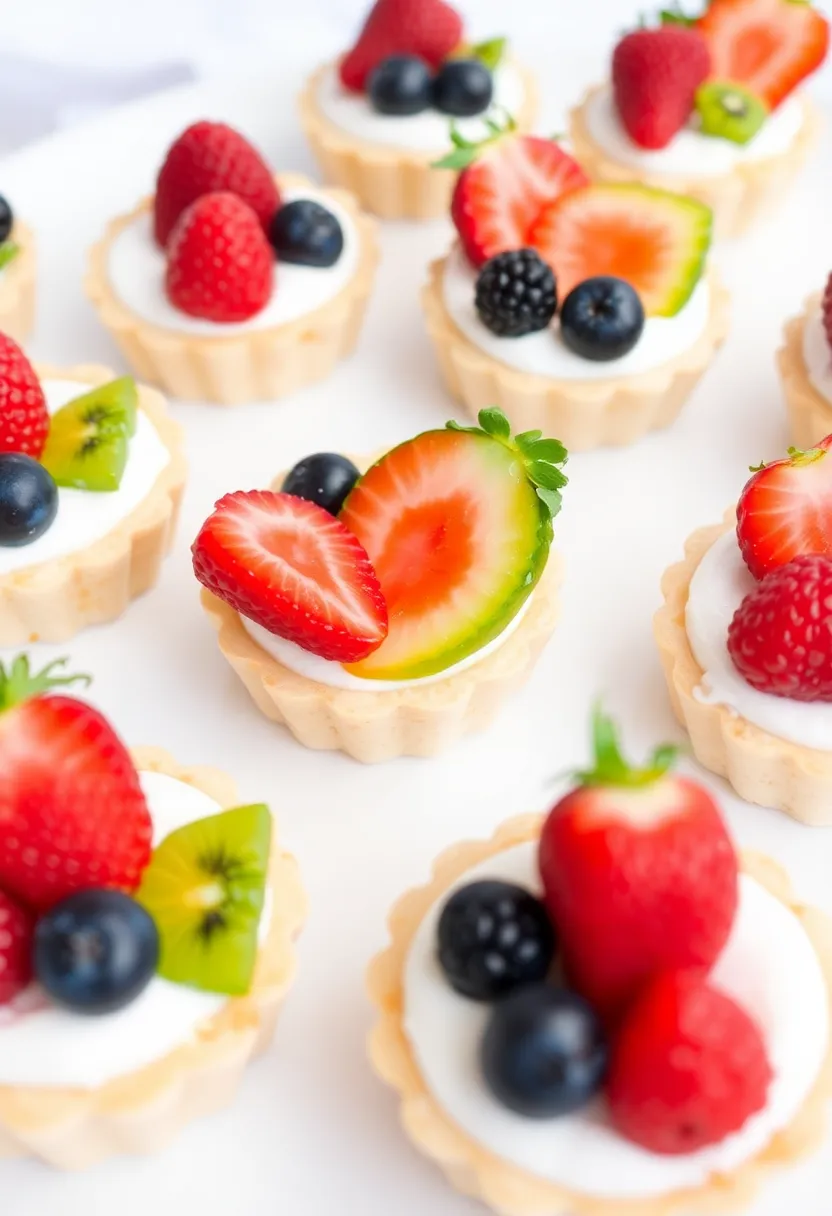 28 Easy Healthy Dessert Recipes That Taste Indulgent - 15. Mini Fruit Tarts with Yogurt