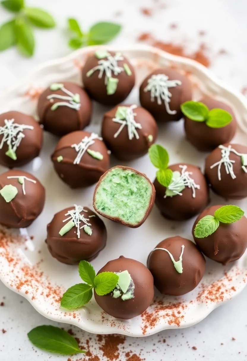 28 Easy Healthy Dessert Recipes That Taste Indulgent - 19. Chocolate Mint Energy Bites